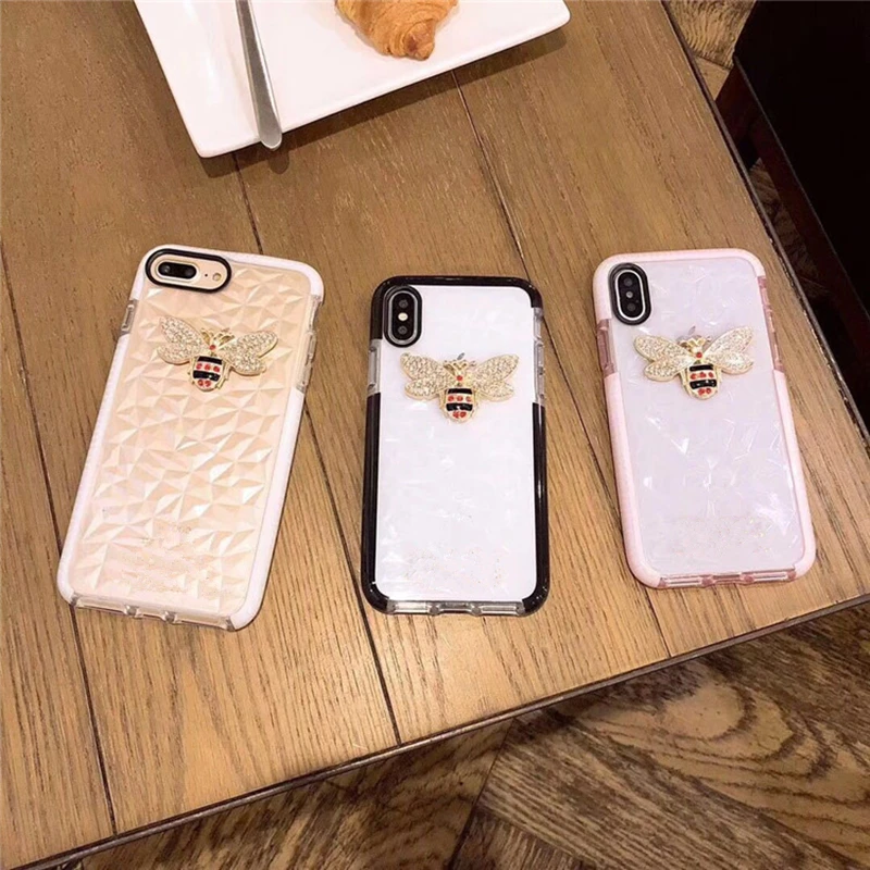 Pink Luxury 3D Metal Diamond Bee Shiny Silicone Cover for iphone MAX XS XR 7 8 plus X for samsung S8 9 Note 8 9 case back cover
Pink Luxury 3D Metal Diamond Bee Shiny Silicone Cover for iphone MAX XS XR 7 8 plus X for samsung S8 9 Note 8 9 case back cover