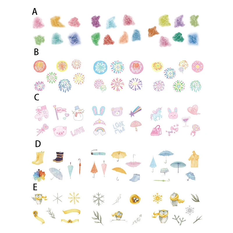 40pcs Constellation Fireworks Owl Animals Decorative Scrapbooking Stickers Album Decoration Sticker DIY Dairy Sticker Pack
40pcs Constellation Fireworks Owl Animals Decorative Scrapbooking Stickers Album Decoration Sticker DIY Dairy Sticker Pack