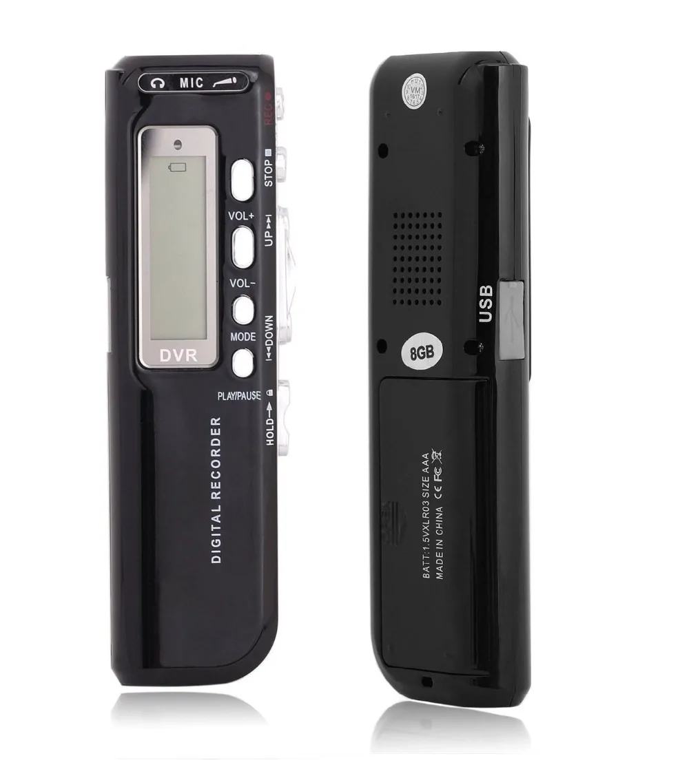 Volemer 4GB8GB USB Pen Digital Voice Recorder Voice Activited Digital Audio Voice Recorder MP3 Player Dictaphone WAV Grabadora (5)