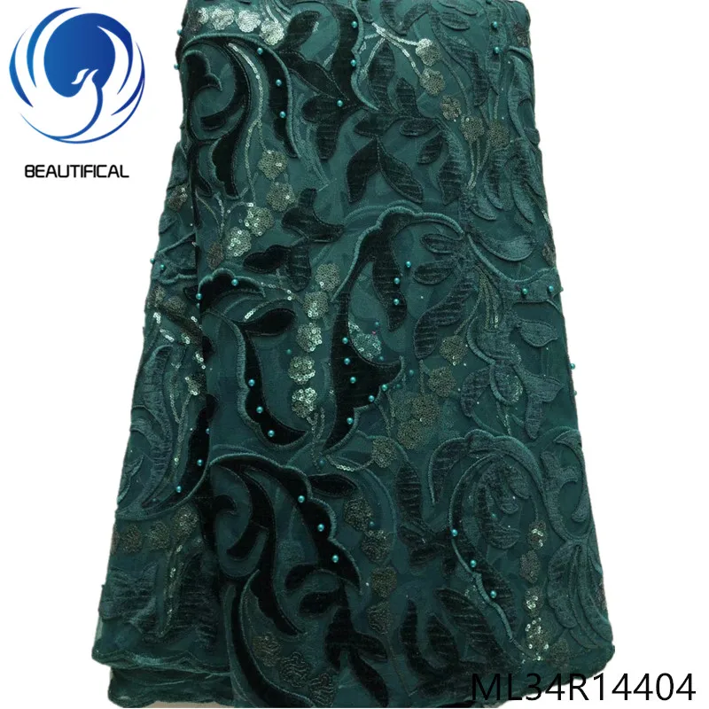 Beautifical Nigerian lace fabrics Latest design sequins embroidery net lace Flannel fabrics 5yards lace beads fabric ML34N144
Beautifical Nigerian lace fabrics Latest design sequins embroidery net lace Flannel fabrics 5yards lace beads fabric ML34N144