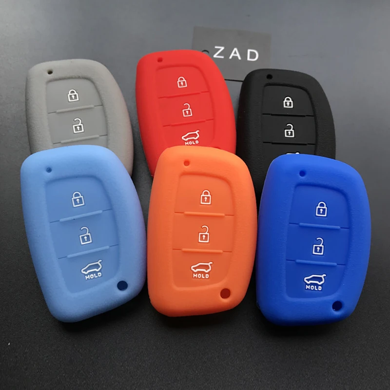 ZAD 3 button silicone rubber car key case cover holder set for hyundai tucson mister ix35 solaris i25 i30 accent smart key case
ZAD 3 button silicone rubber car key case cover holder set for hyundai tucson mister ix35 solaris i25 i30 accent smart key case