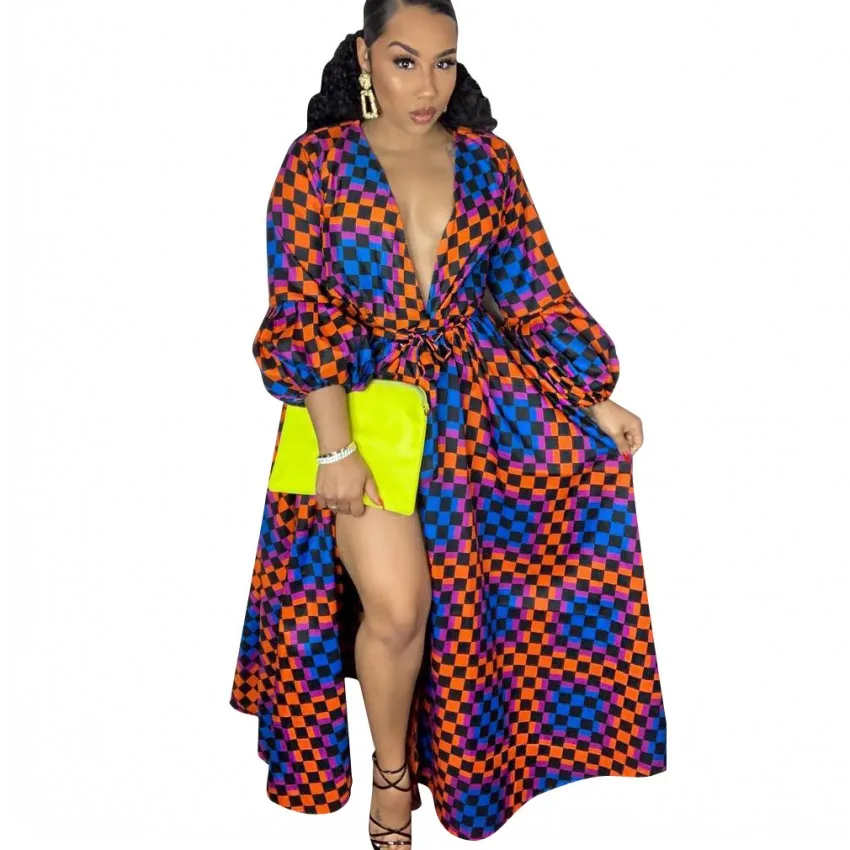 Africa Clothing 2019 African Dresses For Women Plaid Print Maxi Long Bazin Dashiki Dress Floor-Length Africaine Femme
Africa Clothing 2019 African Dresses For Women Plaid Print Maxi Long Bazin Dashiki Dress Floor-Length Africaine Femme