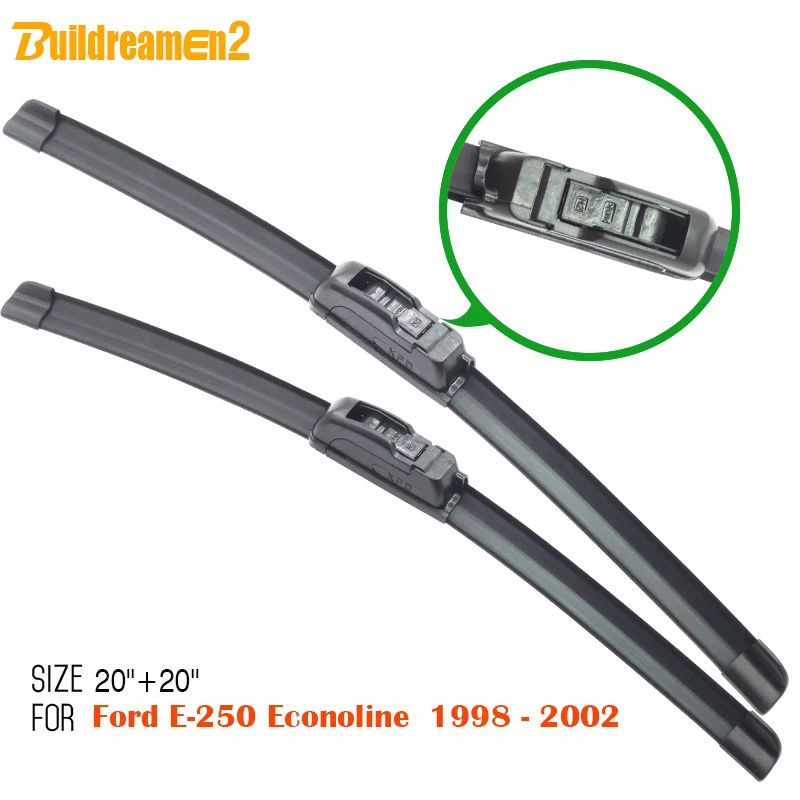 Buildreamen2 Auto Frameless Windscreen Wiper Blade Car Soft Rubber Windshield Wiper 2 Pcs For Ford E-250 Econoline 1998-2002
Buildreamen2 Auto Frameless Windscreen Wiper Blade Car Soft Rubber Windshield Wiper 2 Pcs For Ford E-250 Econoline 1998-2002