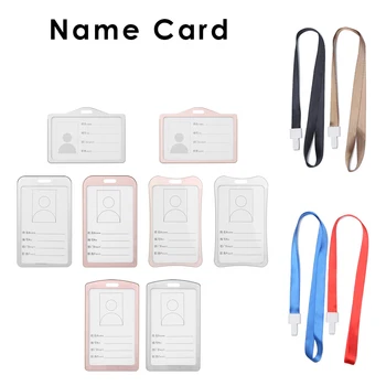1PC New Metal Vertical Aluminum Alloy Work Name Card Holders Business Work Card ID Badge Lanyard Holder Office & School Supplies
1PC New Metal Vertical Aluminum Alloy Work Name Card Holders Business Work Card ID Badge Lanyard Holder Office & School Supplies