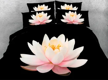 JF-050 Luxury black sheets 4pcs lotus blossom print blanket duvet cover set 3d linens
JF-050 Luxury black sheets 4pcs lotus blossom print blanket duvet cover set 3d linens