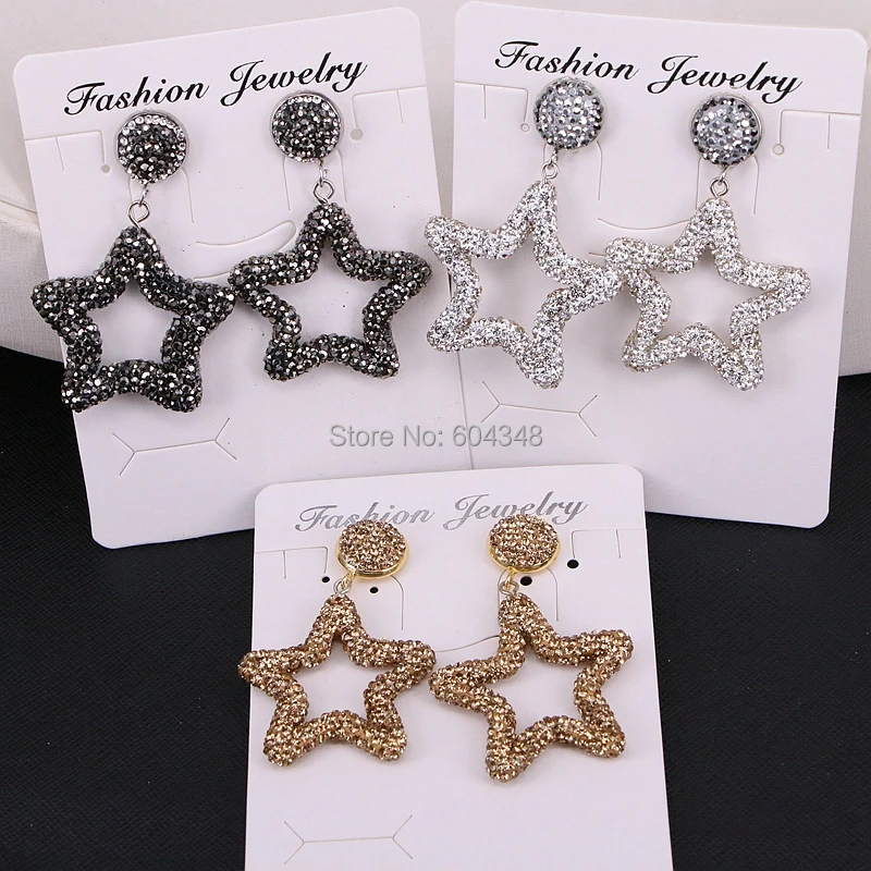 5 Pairs ZYZ180-9986 Dangle Earrings for Women Mix Color Rhinestone Crystal Pave Star of David Long Earings
5 Pairs ZYZ180-9986 Dangle Earrings for Women Mix Color Rhinestone Crystal Pave Star of David Long Earings