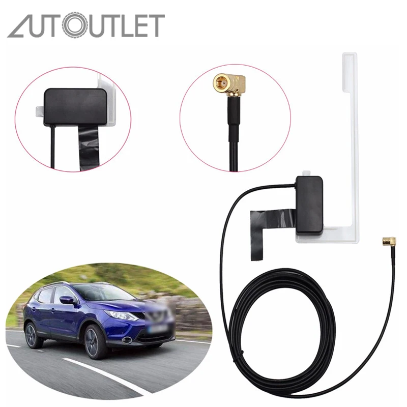 AUTOUTLET Universal Car Window Glass Mount Active DAB Digital Car Radio Aerial Antenna Cable SMB for Pioneer Angle Connector
AUTOUTLET Universal Car Window Glass Mount Active DAB Digital Car Radio Aerial Antenna Cable SMB for Pioneer Angle Connector