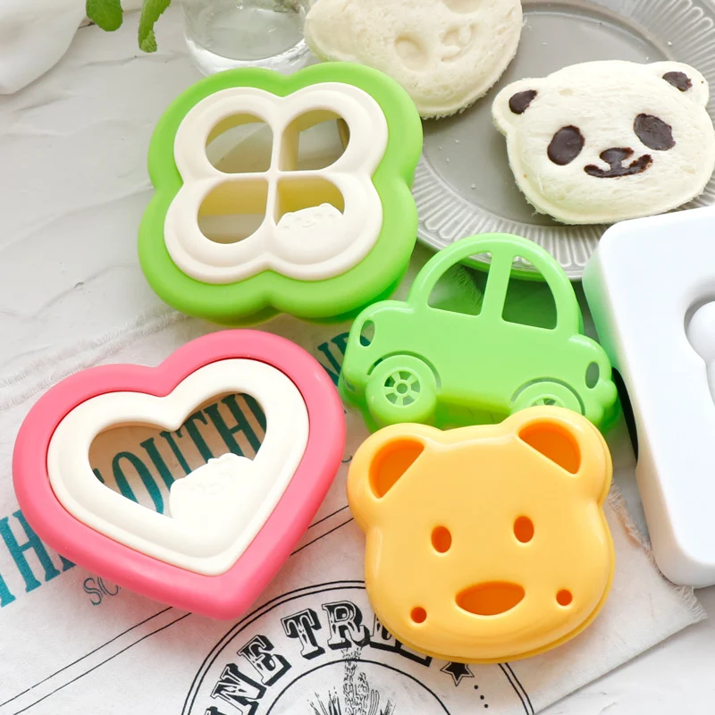 4pcs/lot Cartoon sandwich mold cutter Toast Maker Bread Cupcake Fondant Cake Decorating Tools Biscuits Embossed Lunch DIY Mould
4pcs/lot Cartoon sandwich mold cutter Toast Maker Bread Cupcake Fondant Cake Decorating Tools Biscuits Embossed Lunch DIY Mould
