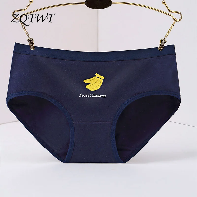 ZQTWT Hot New Banana Printed Panties Breathable Comfort Briefs Underwear Women Hipsters Cotton Sexy Lingerie Panties J3NK143
ZQTWT Hot New Banana Printed Panties Breathable Comfort Briefs Underwear Women Hipsters Cotton Sexy Lingerie Panties J3NK143