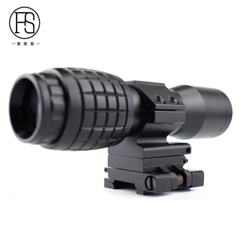 Tactical 4X Magnifier Scope Optics Scope Riflescope Fits Sight & Red Dot Scope with Flip UP Mount Picatinny Weaver Rail
Tactical 4X Magnifier Scope Optics Scope Riflescope Fits Sight & Red Dot Scope with Flip UP Mount Picatinny Weaver Rail