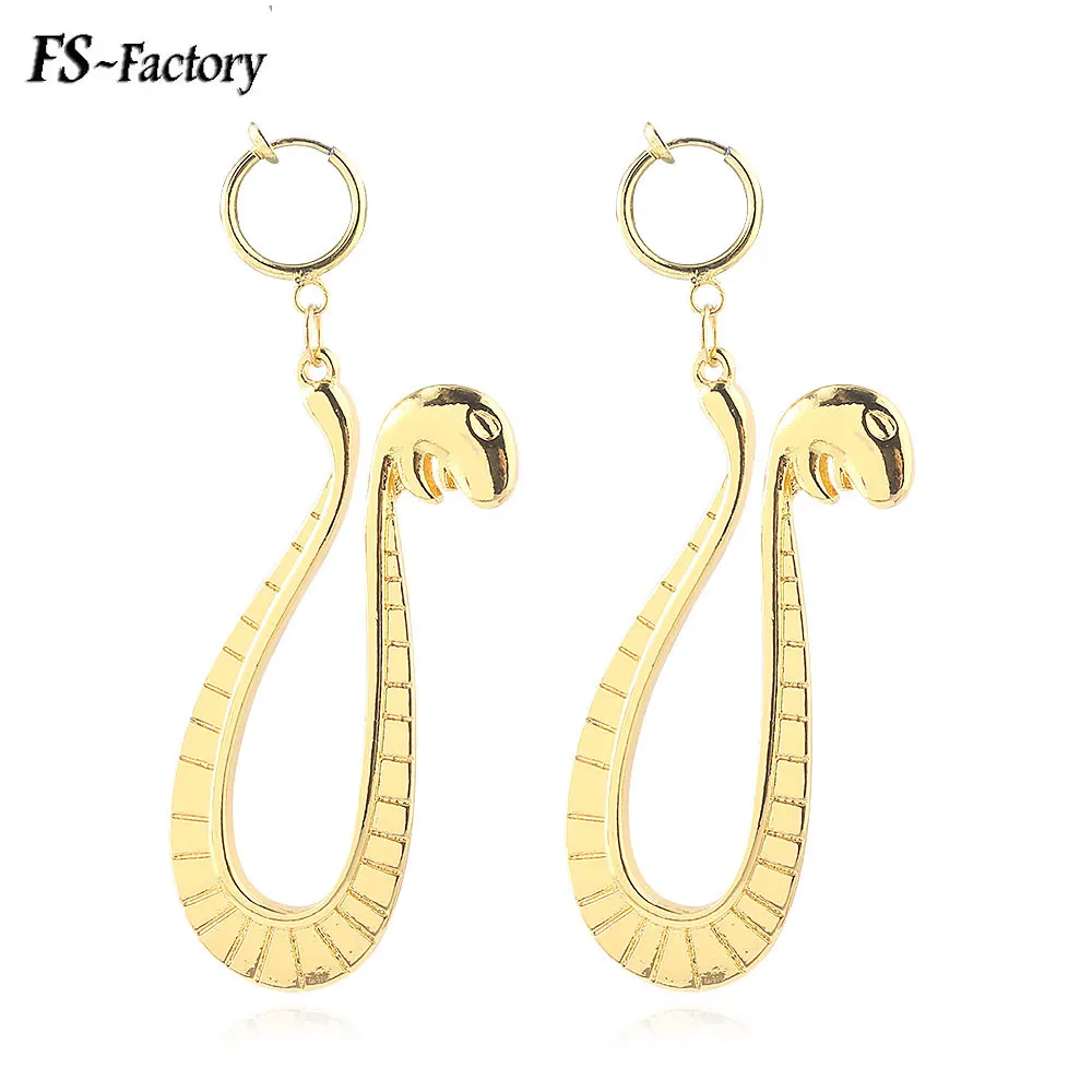 One Piece Boa Hancock Snake Drop Earrings High Quality Gold Long Earrings for Women Cosplay Jewelry Gift
One Piece Boa Hancock Snake Drop Earrings High Quality Gold Long Earrings for Women Cosplay Jewelry Gift