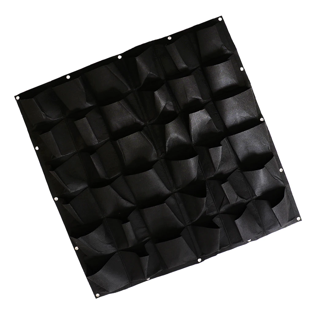 36 Pockets Vertical Growing Bags Wall Mount Hanging Planters Felt Clot Rugged Breathable Save Space for Planting
36 Pockets Vertical Growing Bags Wall Mount Hanging Planters Felt Clot Rugged Breathable Save Space for Planting