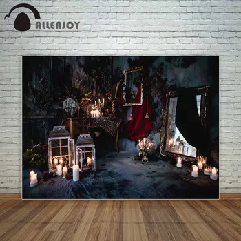 Allenjoy dark decor flowers mirror with a golden frame luxurious royal Victorian style burning candles photo background 
Allenjoy dark decor flowers mirror with a golden frame luxurious royal Victorian style burning candles photo background