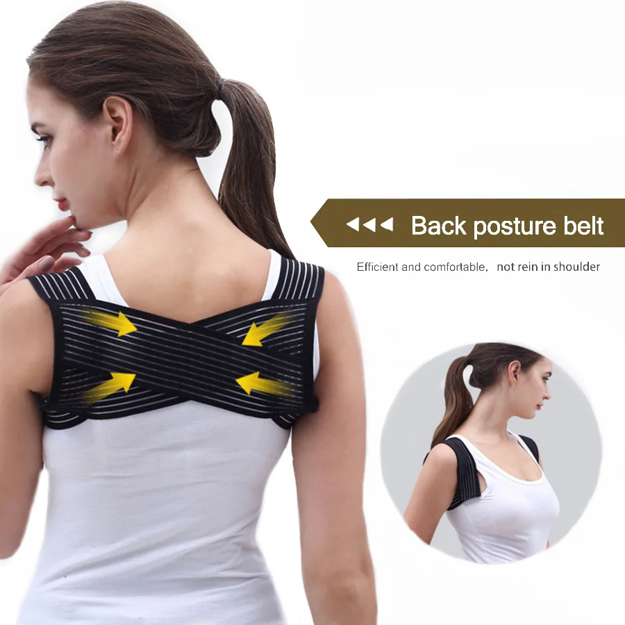 General Adjustable Back Posture Corrector Clavicle Spine Back Shoulder Lumbar Posture Correction Breathable Brace Support Belt
General Adjustable Back Posture Corrector Clavicle Spine Back Shoulder Lumbar Posture Correction Breathable Brace Support Belt