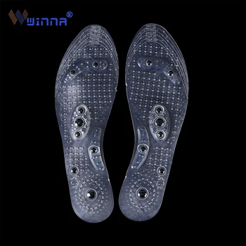 Transparent Silicone Magnetic Therapy Massage Insoles Health Care Foot Magnet Insoles Men Women Shoe Comfort Pads
Transparent Silicone Magnetic Therapy Massage Insoles Health Care Foot Magnet Insoles Men Women Shoe Comfort Pads