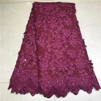 Popular wine apparel cloth 3D appliques net lace fabric French tulle lace fabric for evening dress VRN226 (5yards/pc)
Popular wine apparel cloth 3D appliques net lace fabric French tulle lace fabric for evening dress VRN226 (5yards/pc)