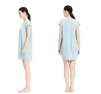 Summer new arrival women's 100% cotton nightgown sexy sleepwear V-neck short-sleeve lounge mercerized cotton nightgown thin
Summer new arrival women's 100% cotton nightgown sexy sleepwear V-neck short-sleeve lounge mercerized cotton nightgown thin