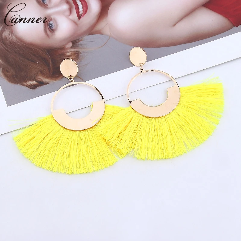 Bohemain Colorful Tassel Earrings for Women Fan Shape Big Drop Earrings 2019 Gold Statement Fringe Earrings Boho Jewelry Q45
Bohemain Colorful Tassel Earrings for Women Fan Shape Big Drop Earrings 2019 Gold Statement Fringe Earrings Boho Jewelry Q45