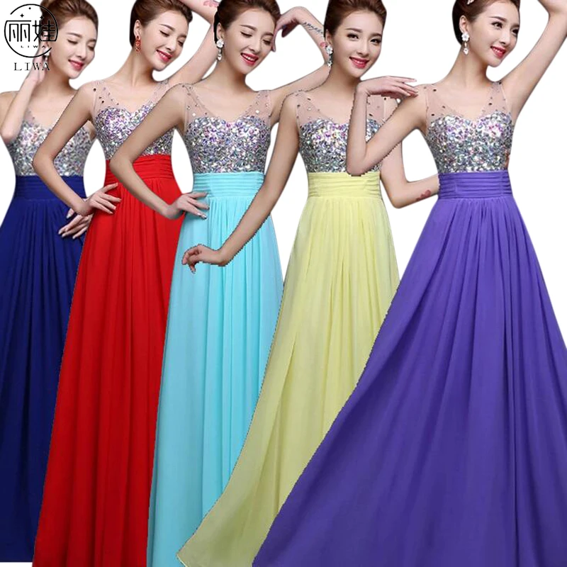 V Neck Long Evening Dresses High Waist Zipper Up Chiffon Diamond Wedding Party Dress A-line Sleeveless Robe De Soiree LF44
V Neck Long Evening Dresses High Waist Zipper Up Chiffon Diamond Wedding Party Dress A-line Sleeveless Robe De Soiree LF44