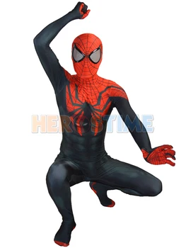 Superior Spider-man Costume Black Red Spandex Fullbody Spiderman Superhero Costume For Halloween Cosplay Hot Sale
Superior Spider-man Costume Black Red Spandex Fullbody Spiderman Superhero Costume For Halloween Cosplay Hot Sale