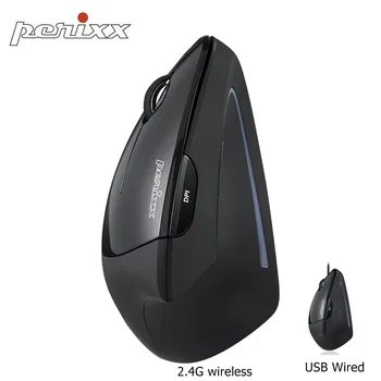 Germany PERIMICE-513L(Wired)/713 (2.4GHz) Optical Wireless Ergonomic Vertical Mouse Computer Mouse For Desktop Notebook
Germany PERIMICE-513L(Wired)/713 (2.4GHz) Optical Wireless Ergonomic Vertical Mouse Computer Mouse For Desktop Notebook