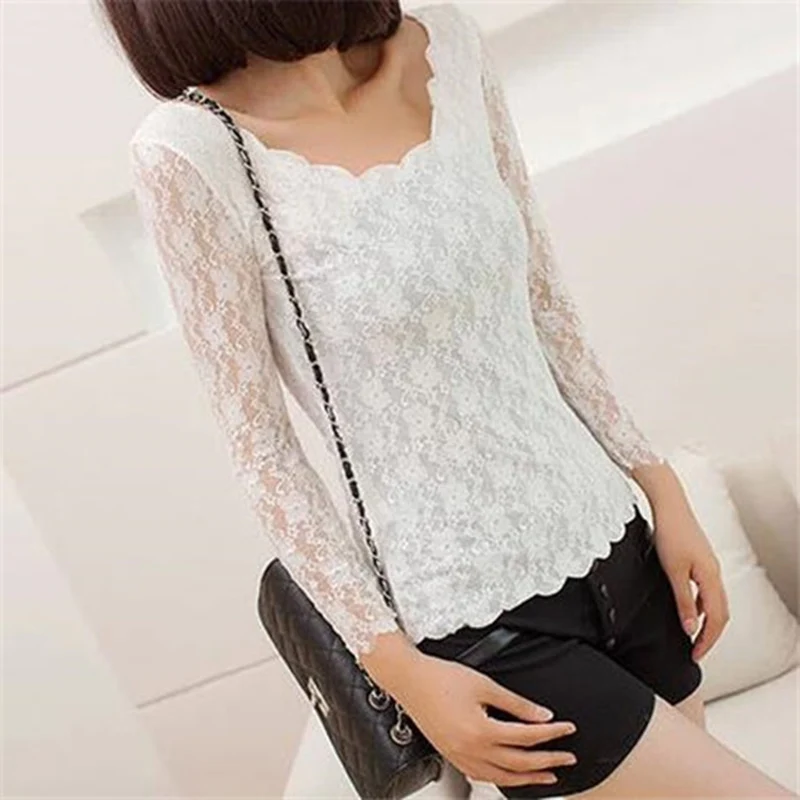 New Arrivals Women Lacr Crochet Long Sleeve Shirt Plus Size M-XXL Blouse Female Sexy Tops For Women Clothing Gifts
New Arrivals Women Lacr Crochet Long Sleeve Shirt Plus Size M-XXL Blouse Female Sexy Tops For Women Clothing Gifts