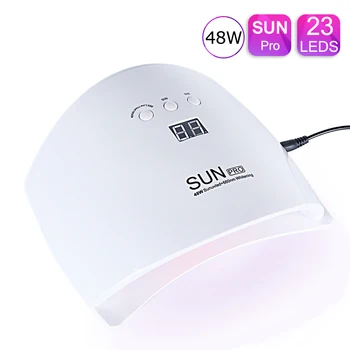 48W Nail Dryer UV LED Lamp All Types Gel Polish Curing Lamp for Manicure Sun Light 30s/60s/99s Timer With LCD Display TRSUN PRO
48W Nail Dryer UV LED Lamp All Types Gel Polish Curing Lamp for Manicure Sun Light 30s/60s/99s Timer With LCD Display TRSUN PRO