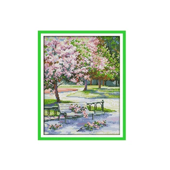 Joy Sunday cross stitch kits diy spring in the park DMC14CT11CT cotton hotel restaurant deco painting art factory wholesalerect
Joy Sunday cross stitch kits diy spring in the park DMC14CT11CT cotton hotel restaurant deco painting art factory wholesalerect
