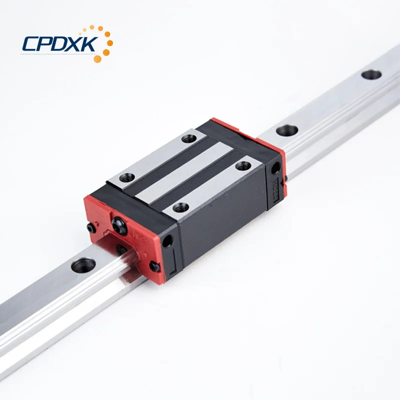 

15mm linear guide rail and carriage assemblies HG15 550mm 1 pc block HGH15CA / HGW15CC 1pc