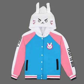 Game OVERWATCH D.va OW Unisex Blue Hoodies Cosplay DVA Costume Coat Cardigan Jacket Casual Autumn Cotton Clothes
Game OVERWATCH D.va OW Unisex Blue Hoodies Cosplay DVA Costume Coat Cardigan Jacket Casual Autumn Cotton Clothes