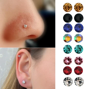 Unisex Fashion Magnetic Stud Earring non piercing cartilage tragus helix earring crytsal magnet nose stud 8 pairs/pack
Unisex Fashion Magnetic Stud Earring non piercing cartilage tragus helix earring crytsal magnet nose stud 8 pairs/pack