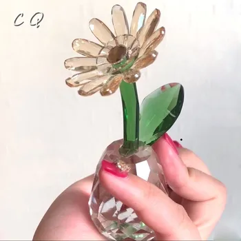 Crystal Daisy Flower Figurines Ornament Glass Flower Craft Crystal Paperweight Wedding Home Fengshui Decor Valentine's Day Gift
Crystal Daisy Flower Figurines Ornament Glass Flower Craft Crystal Paperweight Wedding Home Fengshui Decor Valentine's Day Gift