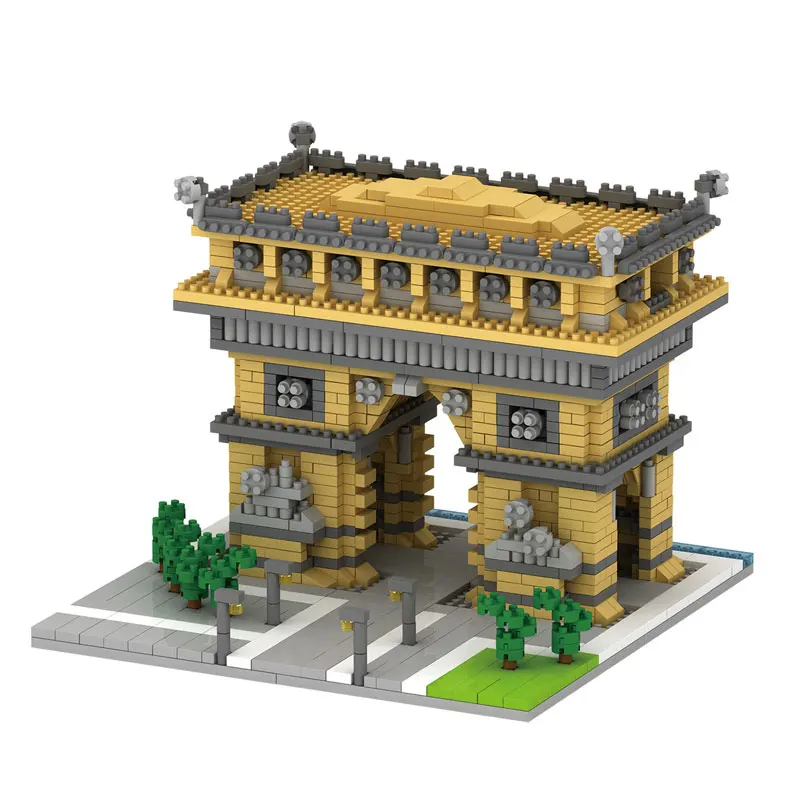 1626pcs Block Arc De Triomphe Building Model 5MM Compatible 3D Bricks Plastic Building Blocks Christmas Gift Assembly Children
1626pcs Block Arc De Triomphe Building Model 5MM Compatible 3D Bricks Plastic Building Blocks Christmas Gift Assembly Children
