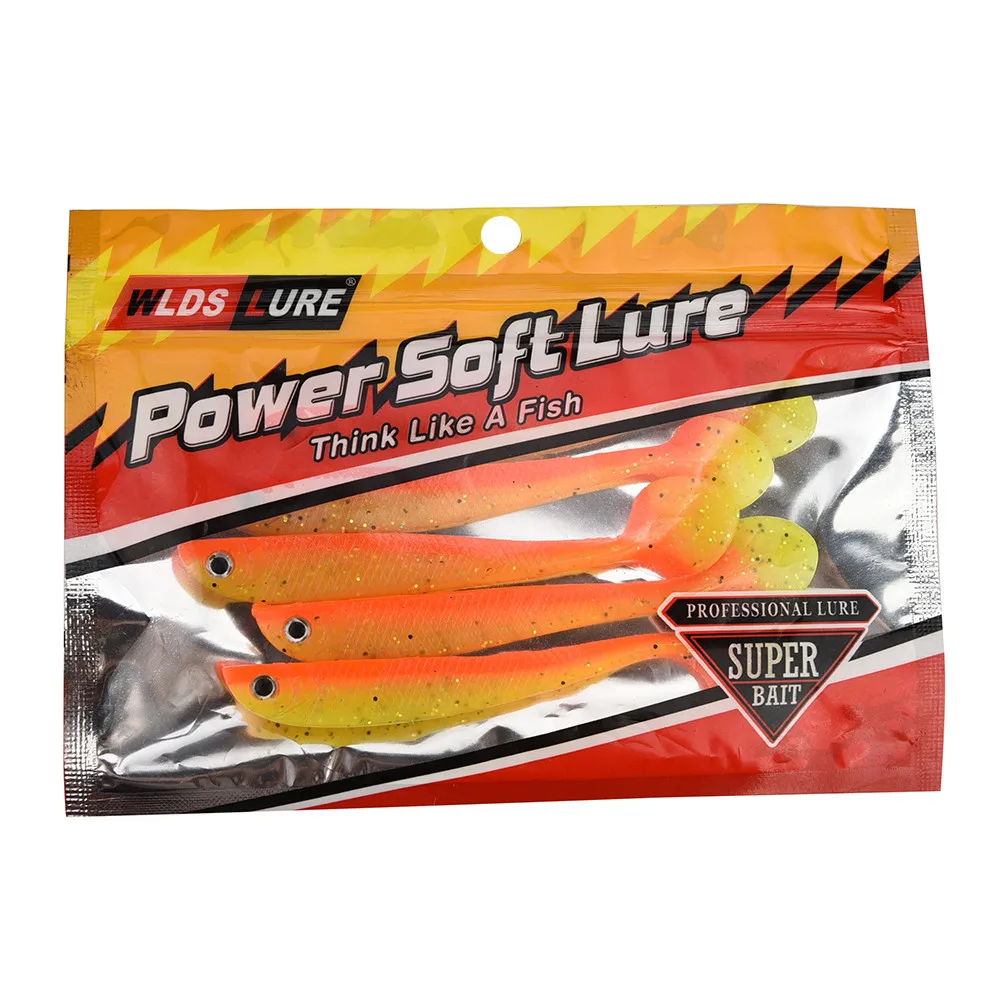 5 Pcs/Pack Pesca Artificial Black Soft Lure Japan Shad Worm Swimbaits Jig Head Fly Fishing Silicon Rubber Fish Fish
5 Pcs/Pack Pesca Artificial Black Soft Lure Japan Shad Worm Swimbaits Jig Head Fly Fishing Silicon Rubber Fish Fish