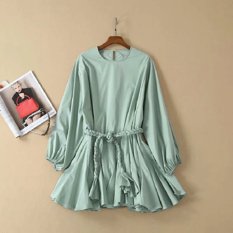 Batwing Sleeve Dress 2019 Summer Fashion Cotton Dress Women String Belt Patchwork Long Sleeve Green Rose Red White Dress Mini
Batwing Sleeve Dress 2019 Summer Fashion Cotton Dress Women String Belt Patchwork Long Sleeve Green Rose Red White Dress Mini