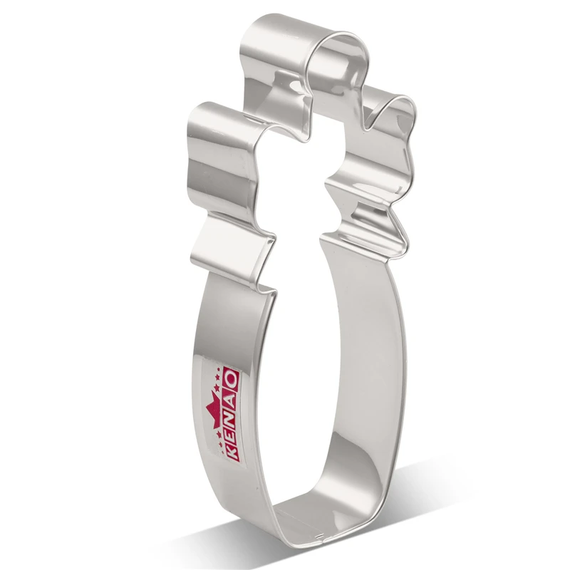 KENIAO Champagne with Bow Cookie Cutter For Wedding Party - 4.8 x 12.7 cm - Biscuit / Fondant / Pastry Cutter - Stainless Steel
KENIAO Champagne with Bow Cookie Cutter For Wedding Party - 4.8 x 12.7 cm - Biscuit / Fondant / Pastry Cutter - Stainless Steel