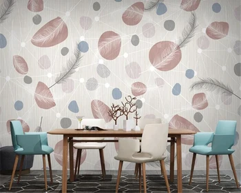 beibehang wall papers home decor Nordic feather wallpaper abstract lines modern minimalist TV background wall papel de parede 3d
beibehang wall papers home decor Nordic feather wallpaper abstract lines modern minimalist TV background wall papel de parede 3d