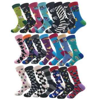 Brand Quality Mens Happy Socks 27Colors geometry Diamond Cherry Socks Men Combed Cotton Calcetines Largos Hombre
Brand Quality Mens Happy Socks 27Colors geometry Diamond Cherry Socks Men Combed Cotton Calcetines Largos Hombre