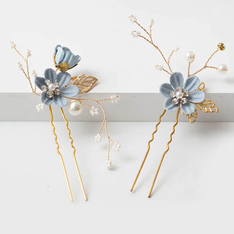 1Pair Luxury Blue Pink Flower Hair Combs Headdress Prom Bridal Wedding Crown Hair Accessories Gold Leave Hair Jewelry Hair Pins
1Pair Luxury Blue Pink Flower Hair Combs Headdress Prom Bridal Wedding Crown Hair Accessories Gold Leave Hair Jewelry Hair Pins
