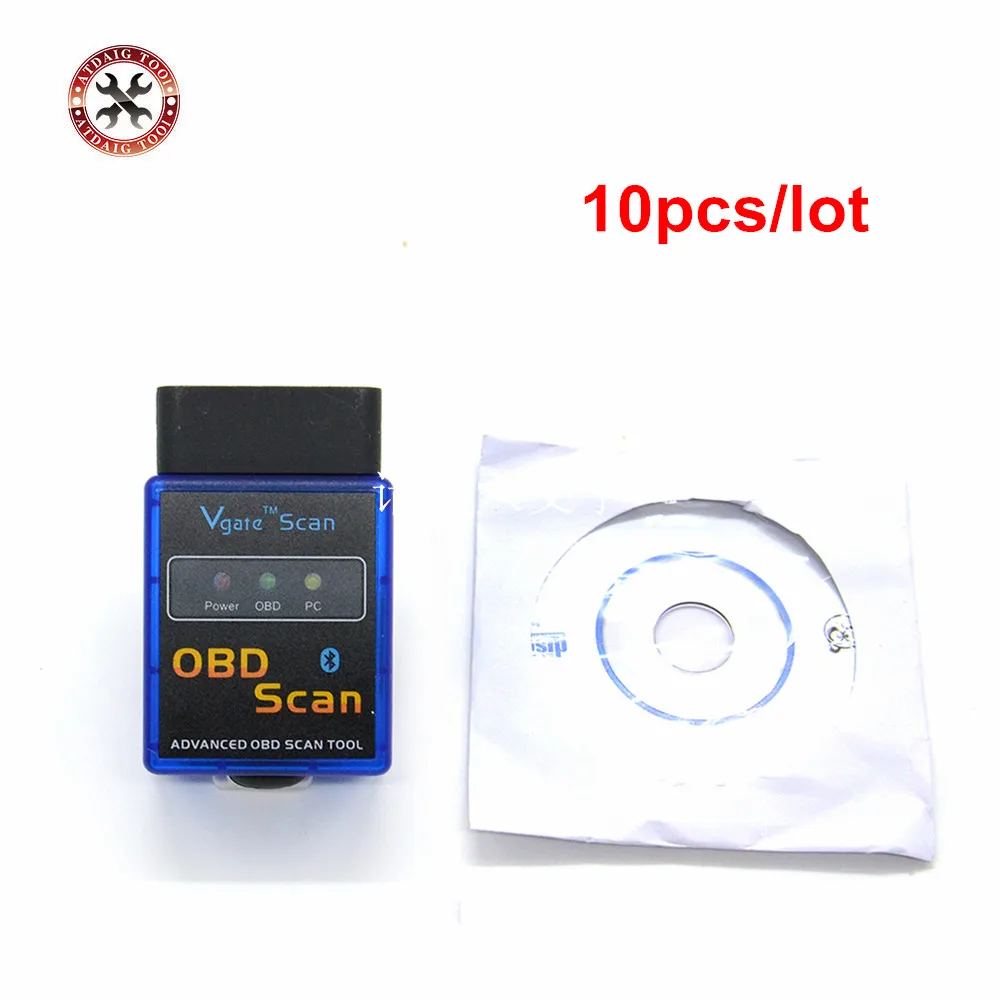 10PCS/LOT 2017 Top-Rated ELM 327 Vgate Bluetooth Mini327 V2.1 OBD2 Bluetooth Auto Scanner OBD-II Diagnostic Tool
10PCS/LOT 2017 Top-Rated ELM 327 Vgate Bluetooth Mini327 V2.1 OBD2 Bluetooth Auto Scanner OBD-II Diagnostic Tool
