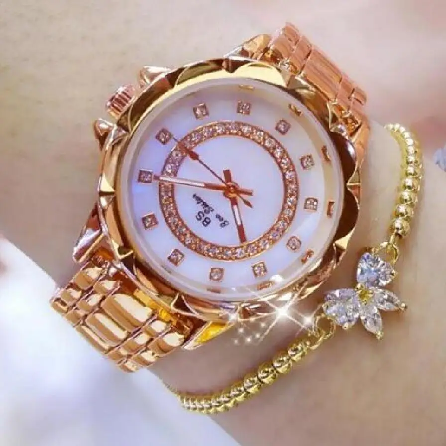 New Rhinestone Ladies Watch Fashion Woman Watches Stainless Steel Band Bracelet Womens Watches Crystal Watch Clock Women reloj
New Rhinestone Ladies Watch Fashion Woman Watches Stainless Steel Band Bracelet Womens Watches Crystal Watch Clock Women reloj