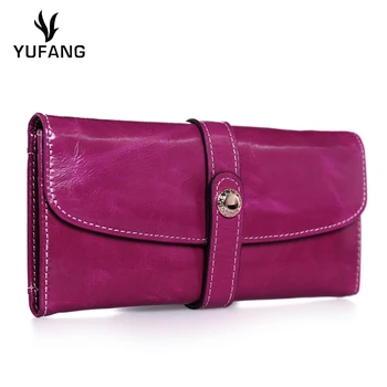 YUFANG Women Card Holder Genuine Leather Female Wallet Natural Leather Long Money Bag Ladies Candy Color Phone Purse Coin Pocket
YUFANG Women Card Holder Genuine Leather Female Wallet Natural Leather Long Money Bag Ladies Candy Color Phone Purse Coin Pocket