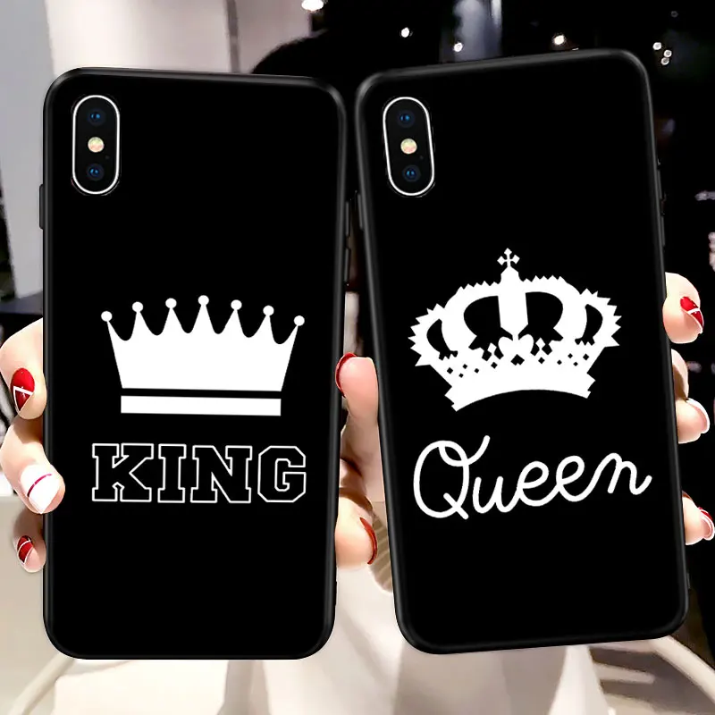 Crown King Queen Phone Case For Huawei P20 Pro Couple Matching Soft TPU Black Case For Huawei P Smart P10 P20 Lite Cover
Crown King Queen Phone Case For Huawei P20 Pro Couple Matching Soft TPU Black Case For Huawei P Smart P10 P20 Lite Cover