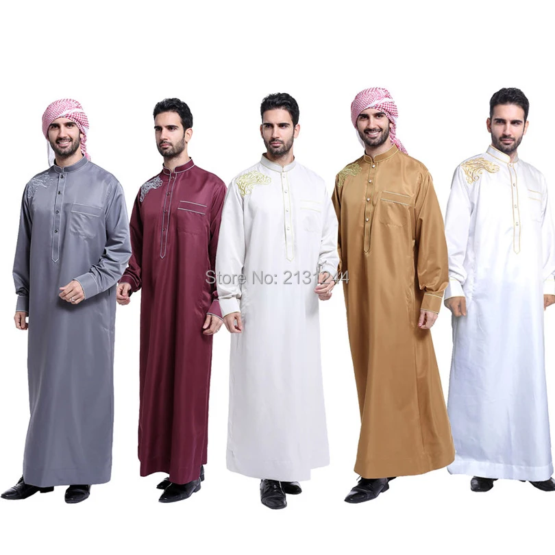 High Quality Muslim Islamic Clothing for men Arabia Embroidery abaya plus size dubai Men's Kaftan long sleeves Jubba clothing
High Quality Muslim Islamic Clothing for men Arabia Embroidery abaya plus size dubai Men's Kaftan long sleeves Jubba clothing