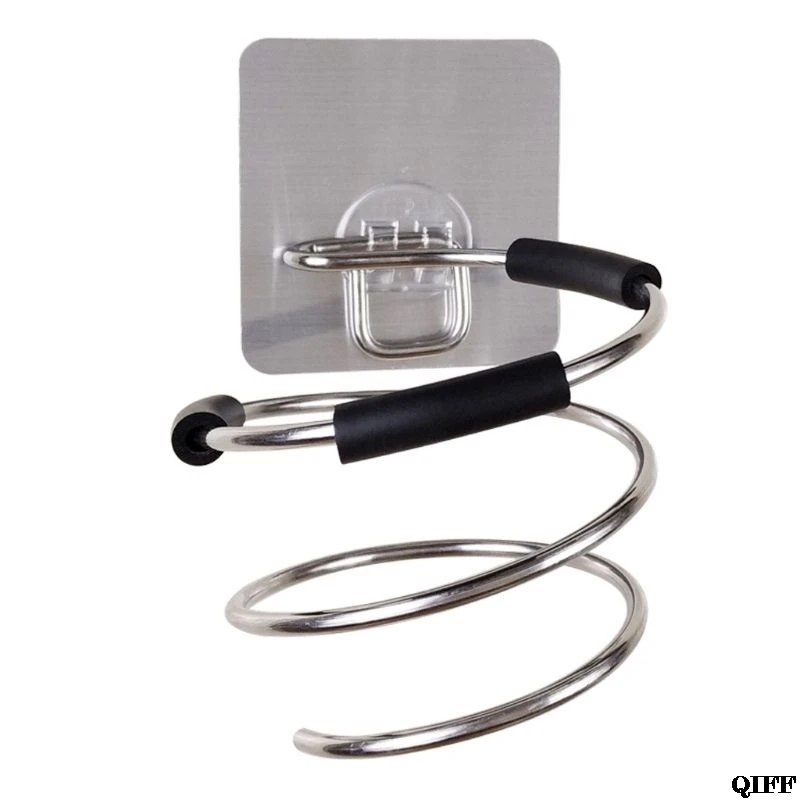 Adhesive Wall Mount Hair Dryer Holder Rack Blower Organizer Shelf Stainless steel Spiral Stand Storage For Bathroom Barber Jun15
Adhesive Wall Mount Hair Dryer Holder Rack Blower Organizer Shelf Stainless steel Spiral Stand Storage For Bathroom Barber Jun15
