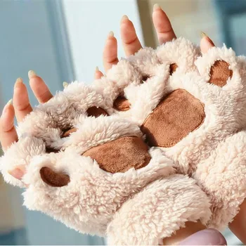 Autumn and Winter Thick Warm Gloves Half Finger Cute Ladies Student Fashion Keyboard Cat Claw Gloves
Autumn and Winter Thick Warm Gloves Half Finger Cute Ladies Student Fashion Keyboard Cat Claw Gloves