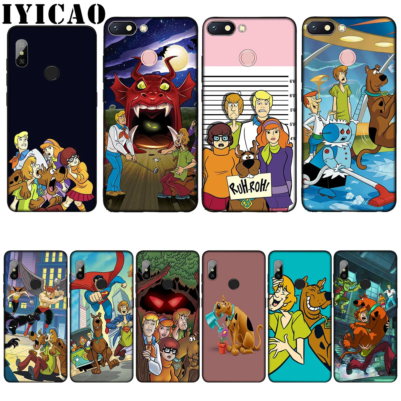 IYICAO Shaggy and Scooby Doo Silicone Soft Case for Xiaomi Redmi 6A 5A Note 8 7 4 4X 5 Plus 6 Pro Black TPU Cover
IYICAO Shaggy and Scooby Doo Silicone Soft Case for Xiaomi Redmi 6A 5A Note 8 7 4 4X 5 Plus 6 Pro Black TPU Cover