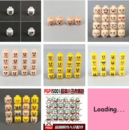 Pack Sale MOC Bricks Figure Face Boy and Girl Head Expression DIY Educational building blocks bricks Toys for children gifts
Pack Sale MOC Bricks Figure Face Boy and Girl Head Expression DIY Educational building blocks bricks Toys for children gifts