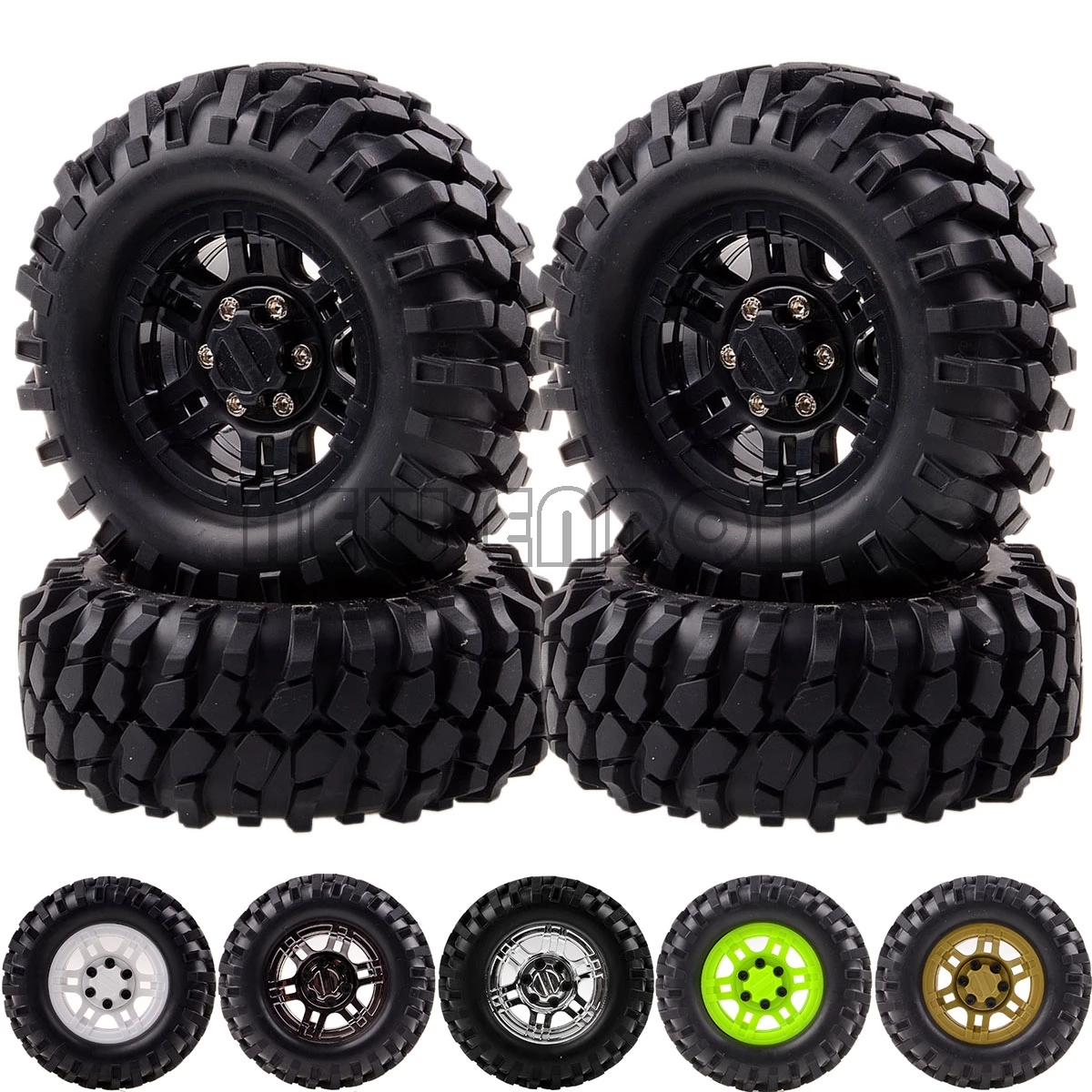 NEW ENRON 4P RC 1:10 Rock Crawler 1.9 Beadlock Wheels & 96MM Tires For Gmade D90 SCX10
NEW ENRON 4P RC 1:10 Rock Crawler 1.9 Beadlock Wheels & 96MM Tires For Gmade D90 SCX10