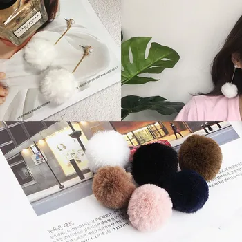 Ritoule DIY ear jewelry accessories fluffy velvet hair ball hanging pendant pendant earrings earrings key chain material
Ritoule DIY ear jewelry accessories fluffy velvet hair ball hanging pendant pendant earrings earrings key chain material